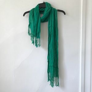 Teal green scarf